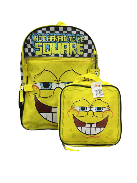 Mochila con lonchera (SPONGEBOB SQUAREPANTS)
