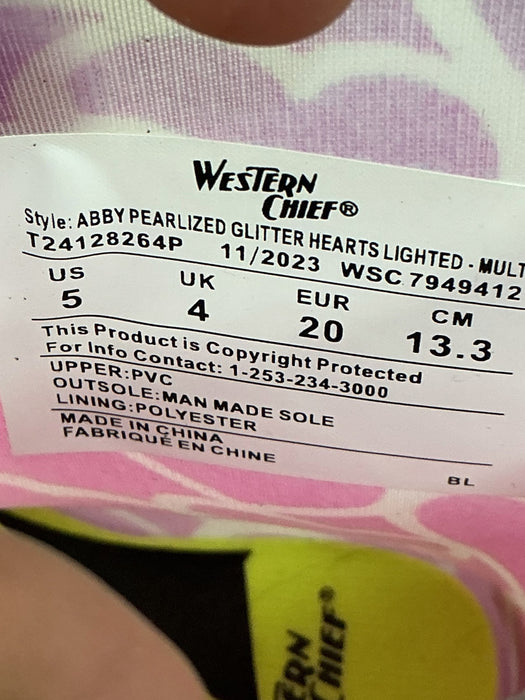 Bota de lluvia para niña 5 (WESTERN CHIEF)
