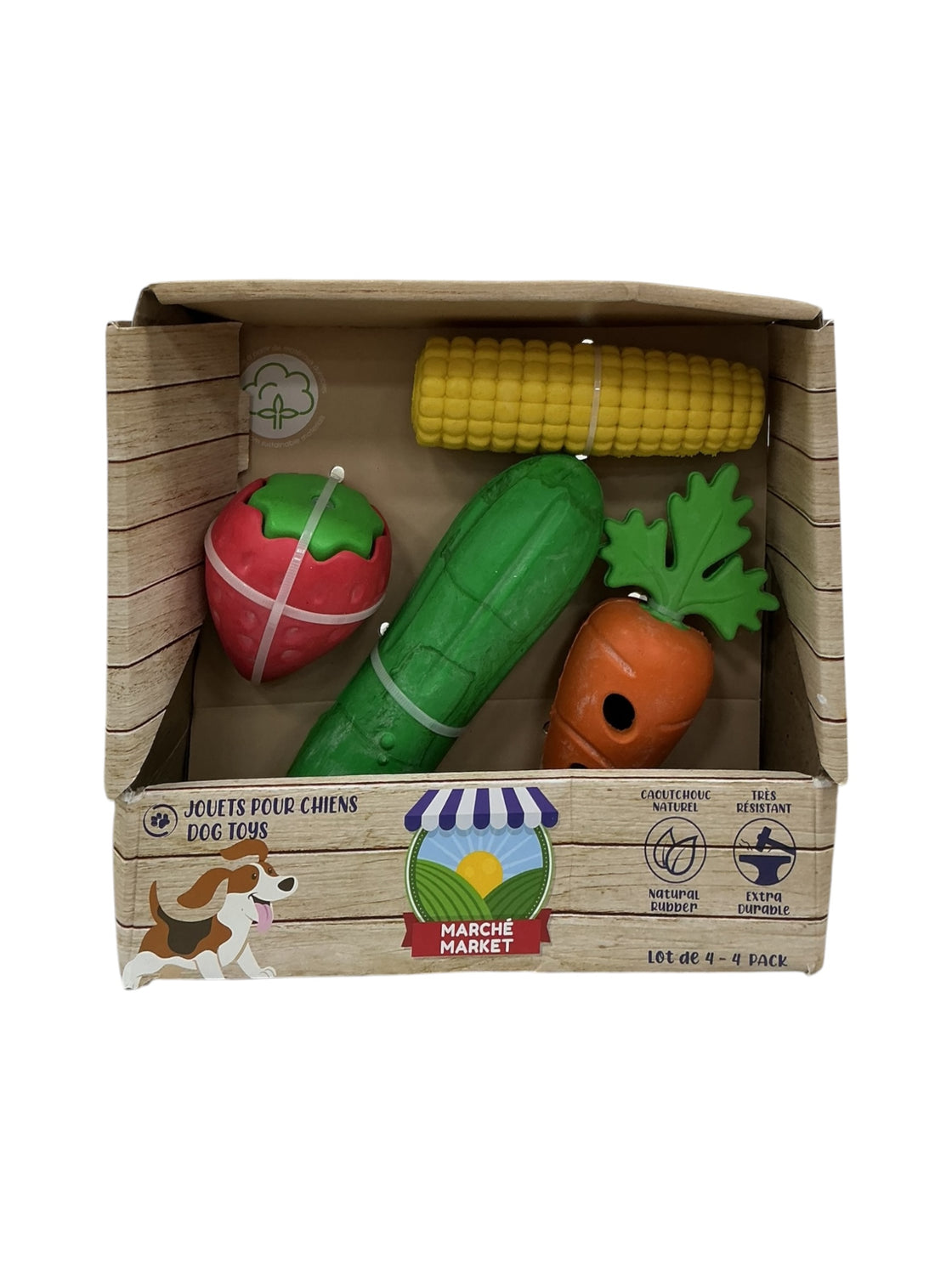 Set de juguetes para perros