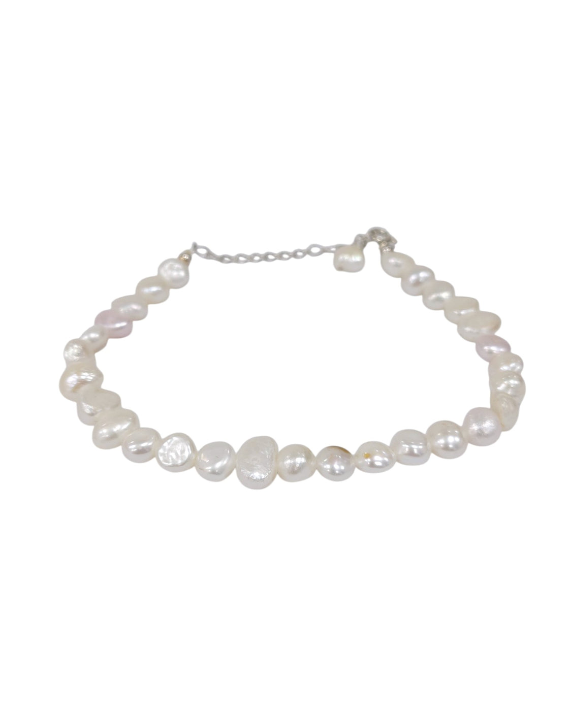 Pulsera con broche de plata