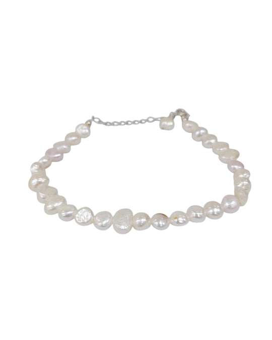 Pulsera con broche de plata