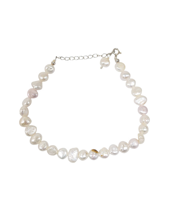 Pulsera con broche de plata