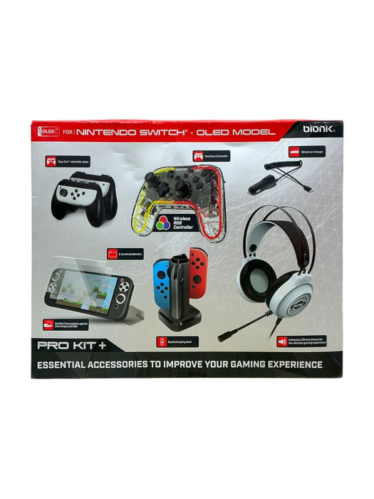 Kit Accesorios para Nintendo Switch (BIONIK)