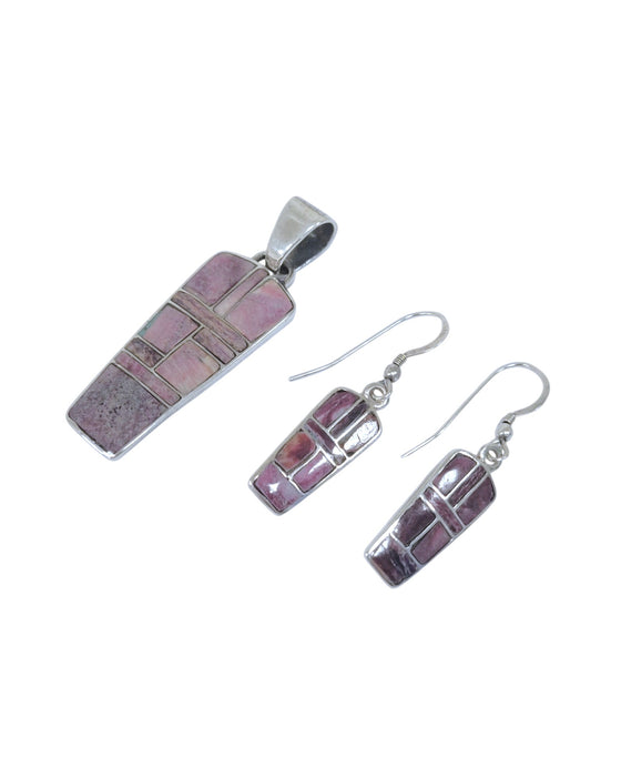 Aretes y dije de plata 925 (STERLING)