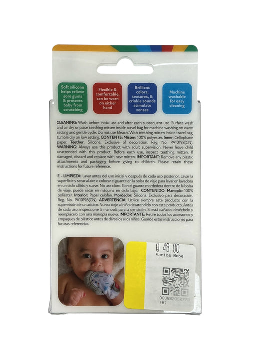 Guante mordedor para bebé (NUBY)