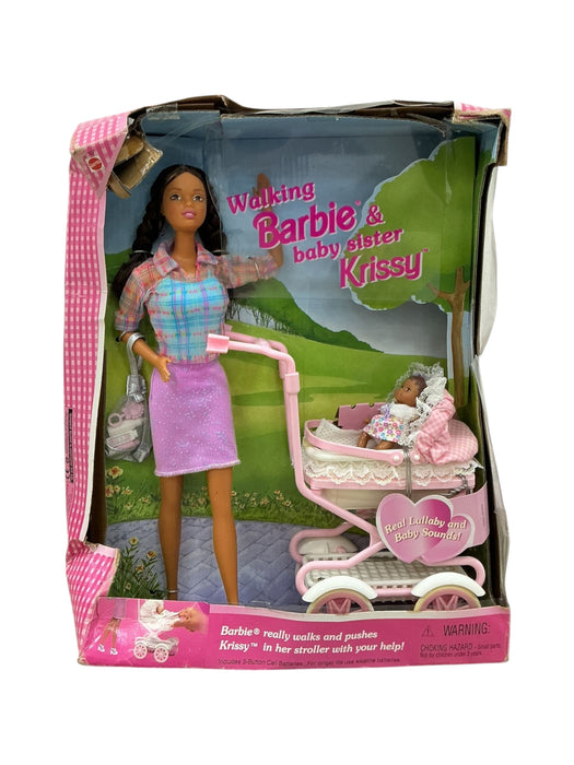 Barbie Caminadora y Bebé Krissy (MATTEL)
