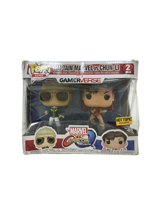 Captain Marvel y Chun-Li (FUNKO)