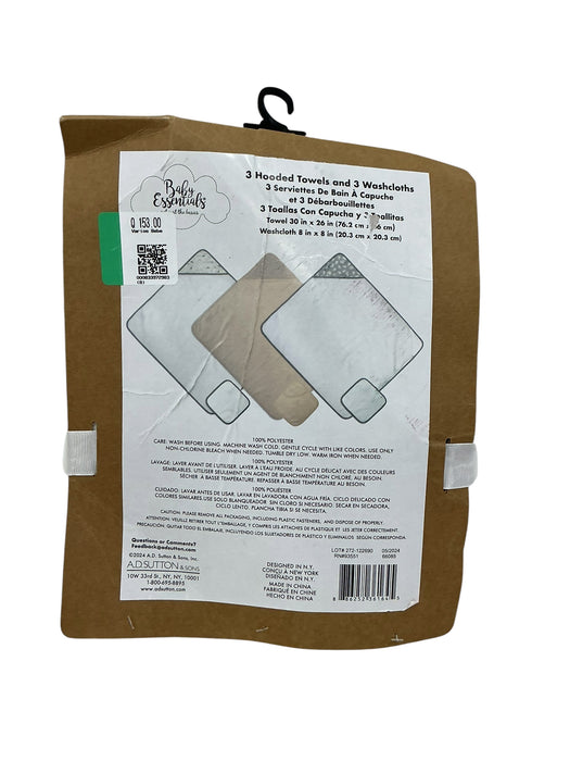 Toallas para bebé (BABY ESSENTIAL)