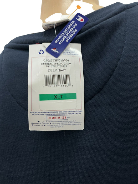 Etiqueta Champion - Talla XLT, Deep Navy, CPM253FC10164