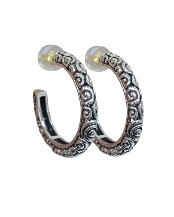 Aretes de plata