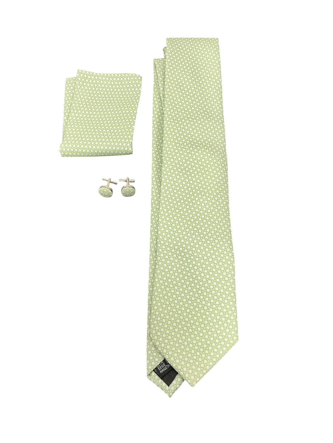 Set de corbata, pañuelo y gemelos (DIBANGU)