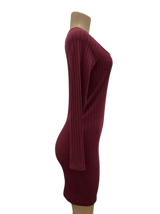 Vestido Old Navy vino - vista lateral