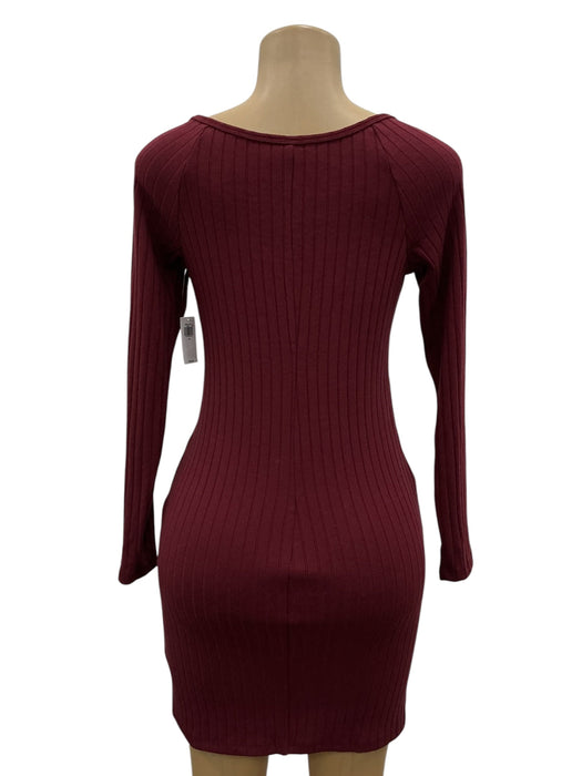 Vestido Old Navy vino - vista trasera