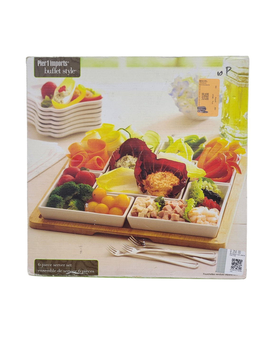 Set para servir botanas (PIER 1 IMPORTS)