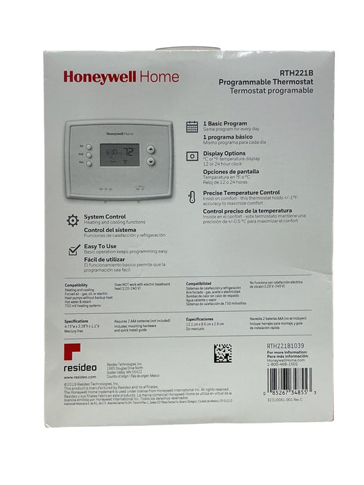 Termostato programable (HONEYWELL HOME)
