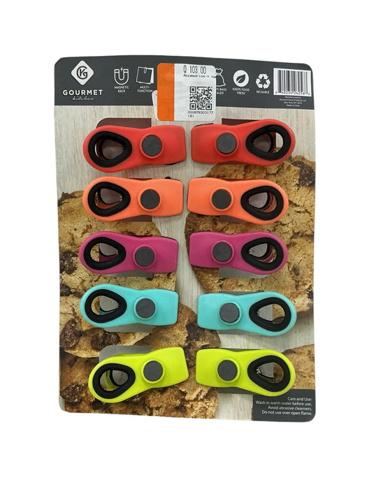 Set de clips magnéticos para bolsas (GOURMET KITCHEN)
