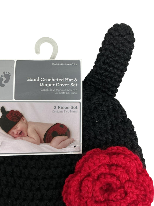 Gorro y cubierta de pañal para bebé