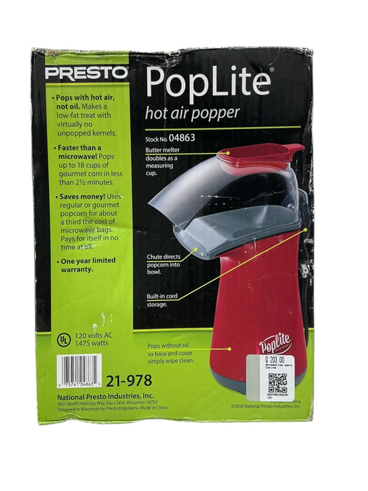 Máquina de Palomitas (PRESTO)