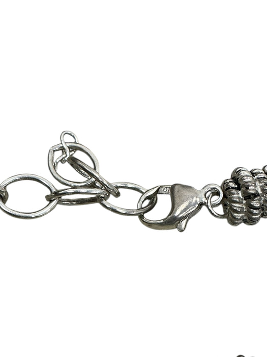 Collar de plata y oro 14k