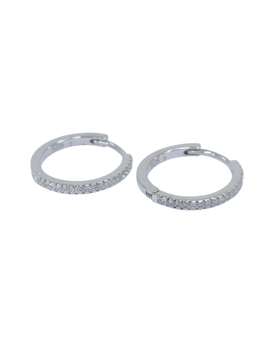 Aretes  de plata (925)
