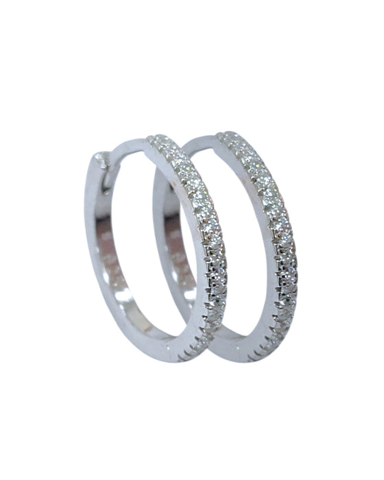 Aretes  de plata (925)