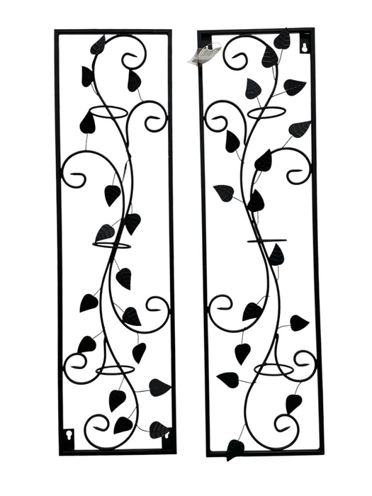 Dùo de portavelas de pared