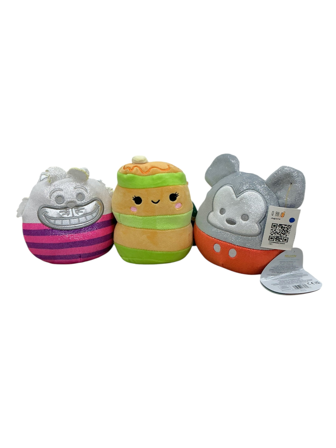 Chesire, Mickey y Hermine (SQUISHMALLOWS)