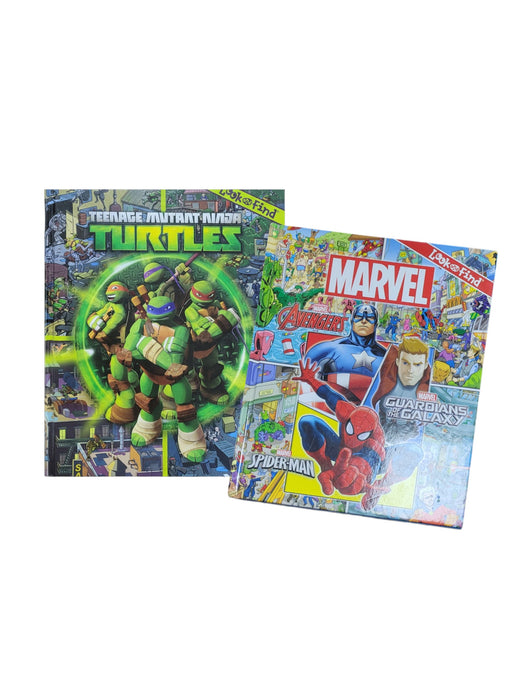 Set de 2 Libros (NICKELODEON / MARVEL)
