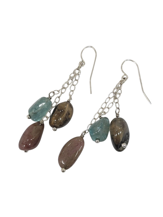 Aretes de plata  (925)