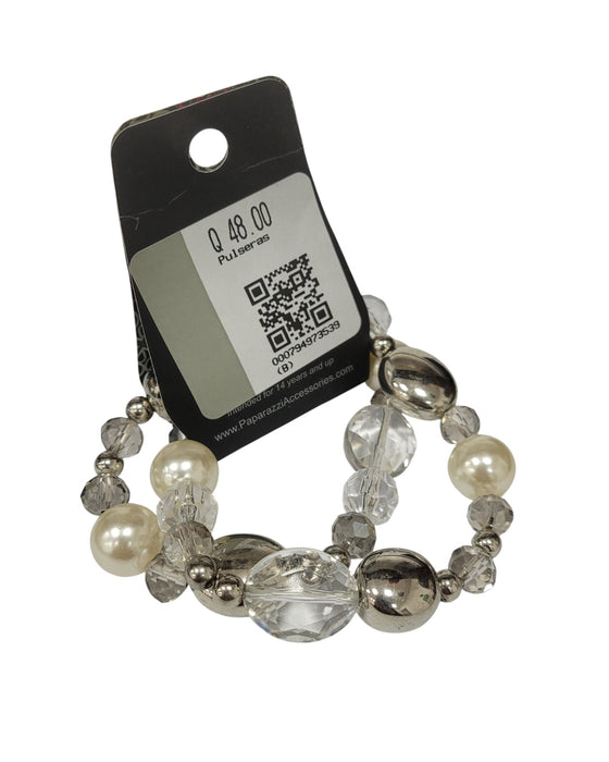 Dúo de pulseras de fantasía (PAPARAZZI)