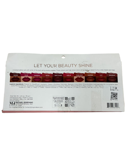 Set de labiales (GIORDANO COLORS)