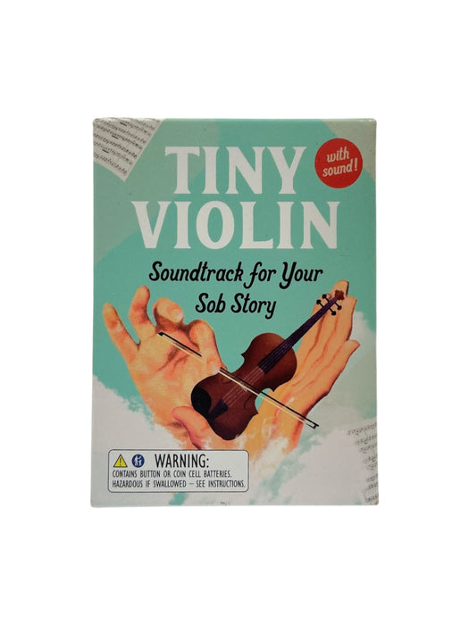 Violín miniatura con sonido