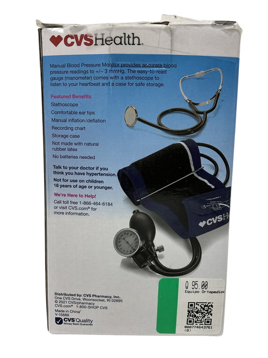Medidor de presión manual (CVS HEALTH)