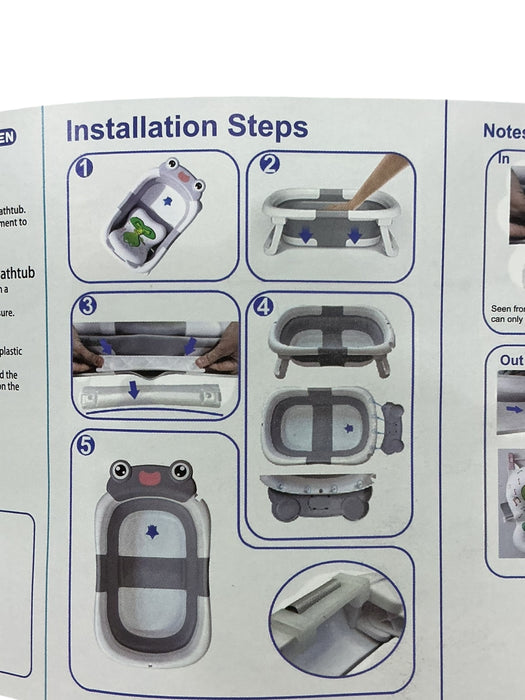 Bañera plegable para bebé