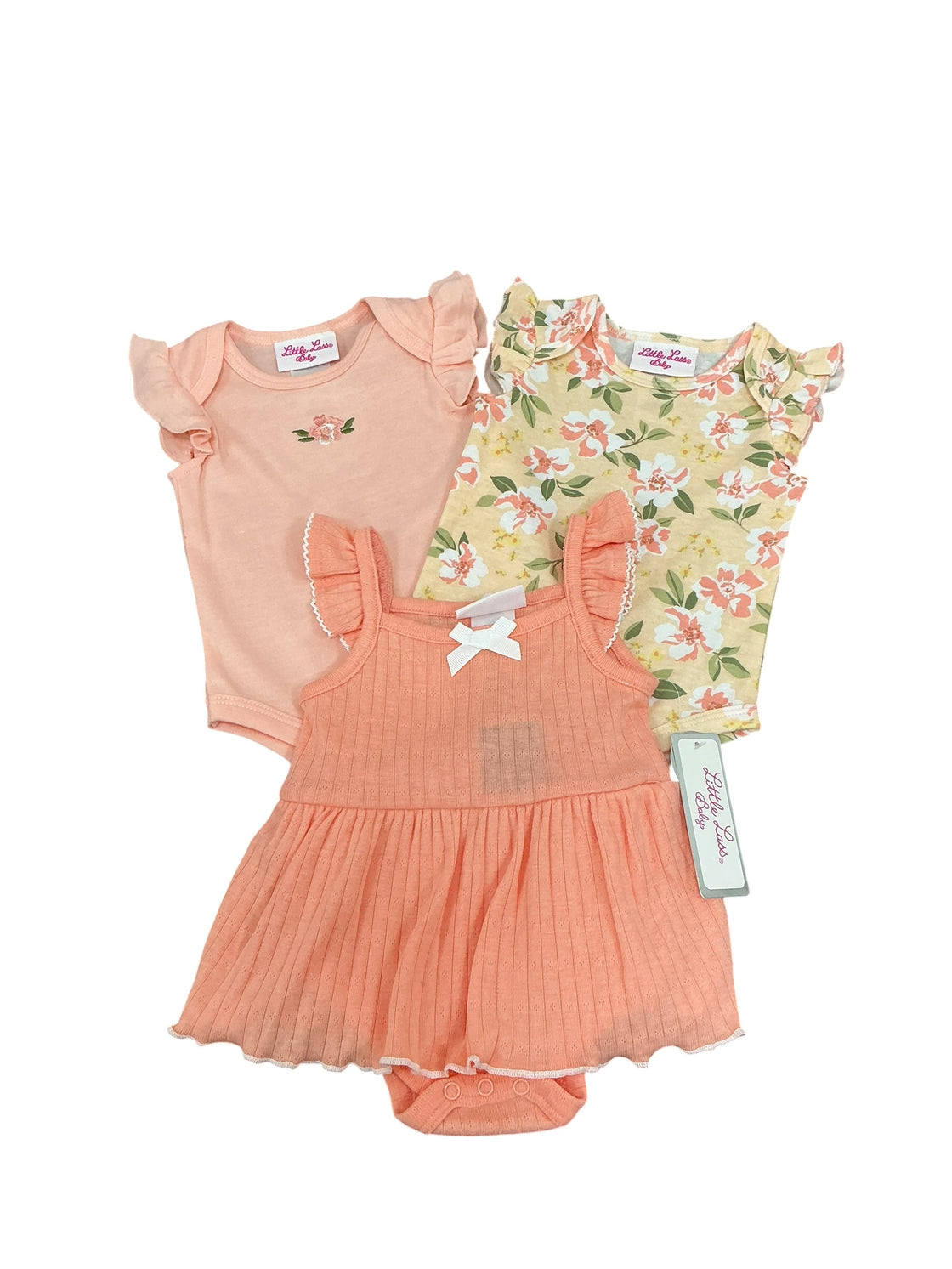 Set de bodys 0/3M (LITTLE LASS)