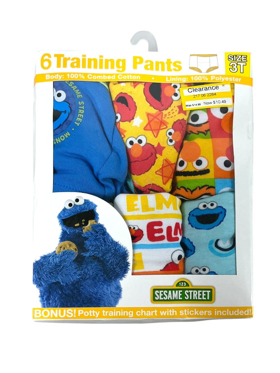 Set de ropa interior para niñ@ (PLAZA SESAMO)