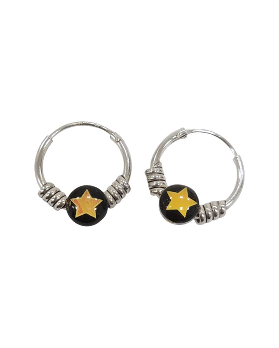 Aretes de plata