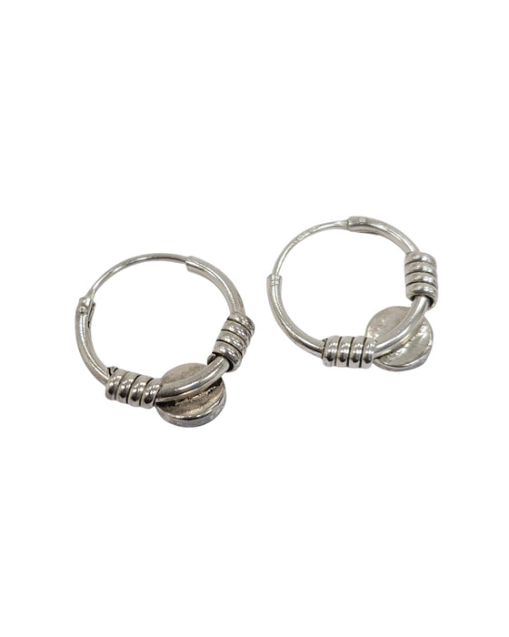 Aretes de plata