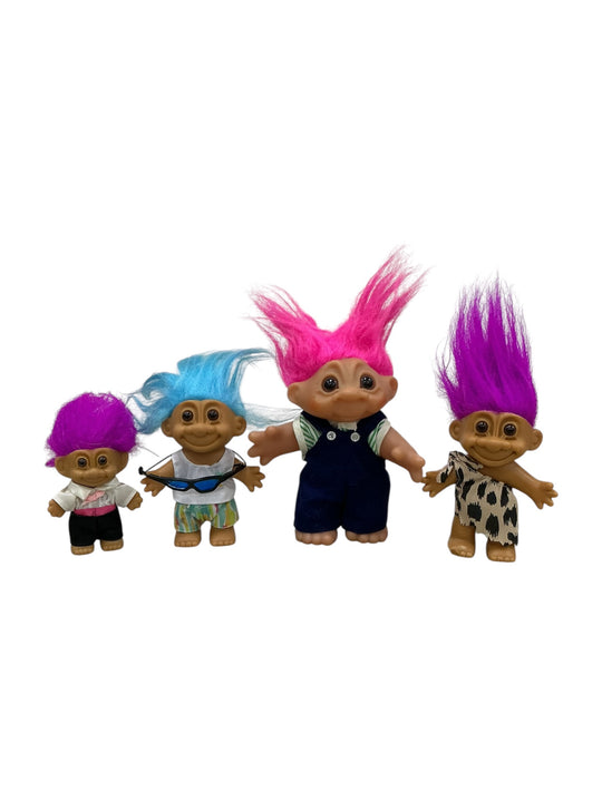 Set de 4 Muñecos Troll Clásicos (RUSS)