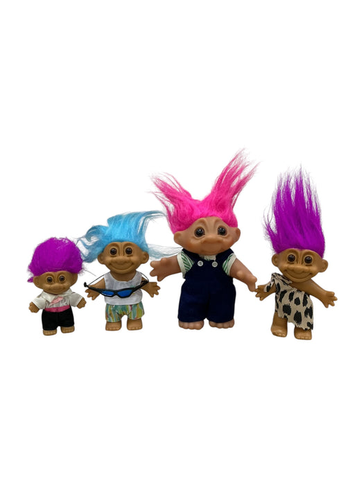 Set de 4 Muñecos Troll Clásicos (RUSS)