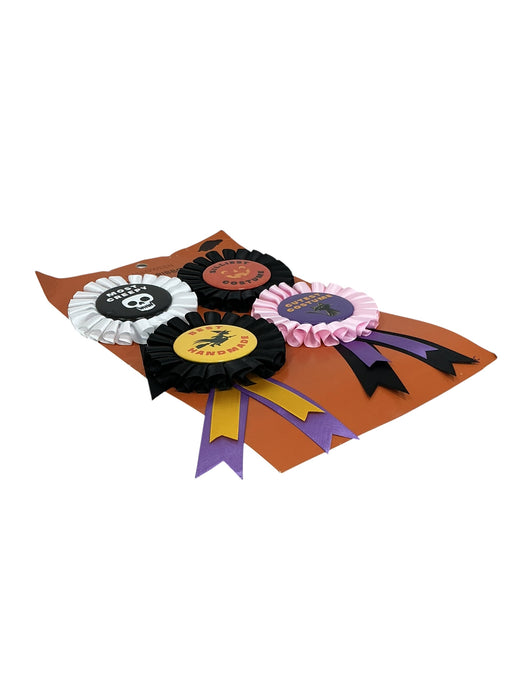 Set de escarapelas para premios de Halloween