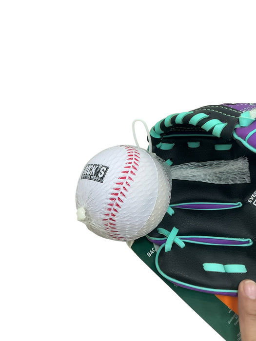 Guante y pelota de béisbol (DICK'S SPORTING GOODS)