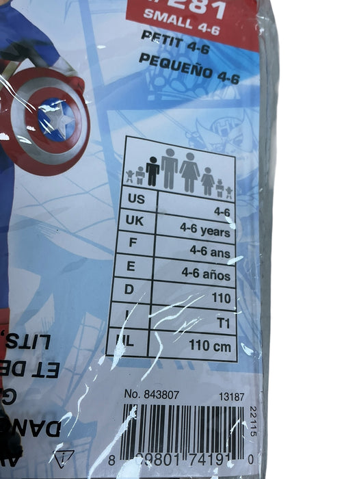 Disfraz  para niño 4-6 (MARVEL)