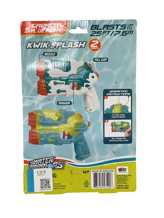 Dúo de Pistolas de Agua (WATER WARRIORS)