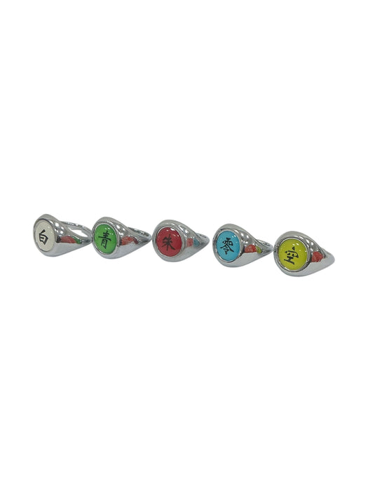Set de anillos Akatsuki