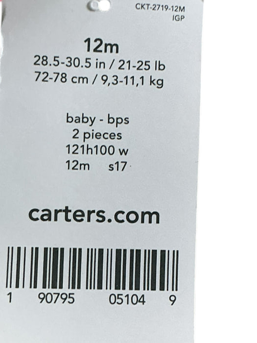 Conjunto para bebé 12M (CARTER'S)