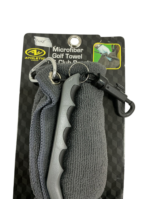 Set de toalla de microfibra y cepillo (ATHLETIC WORKS)