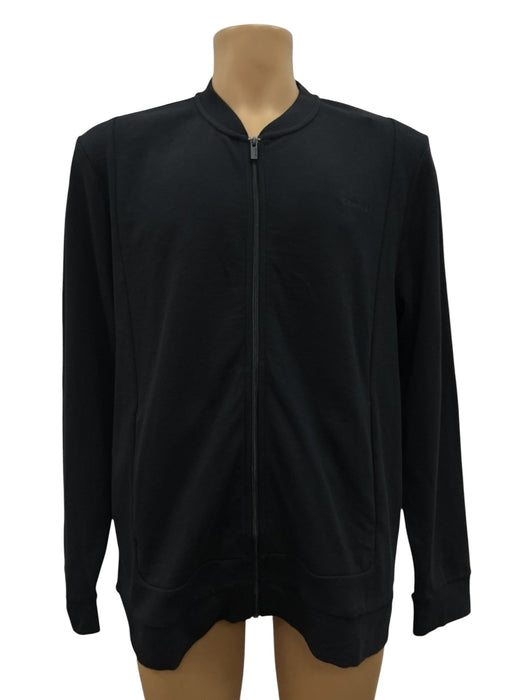 Chumpa Divinity negra - vista frontal con cremallera