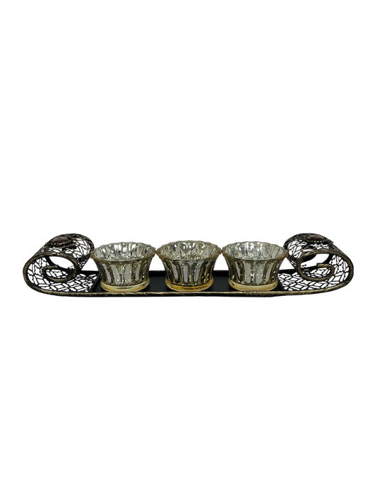 Set de portavelas de 4 piezas (SOPHIA HAN)