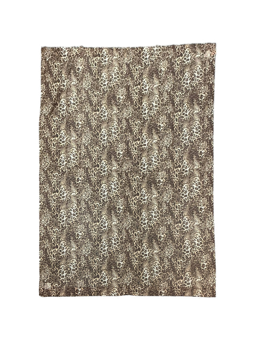 Cortina con estampado de leopardo
